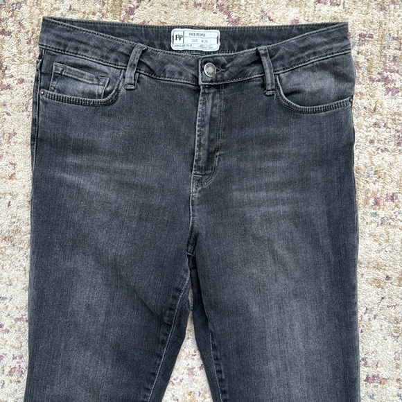 Free People High Waist Cropped Jeans - Picture 2 of 12